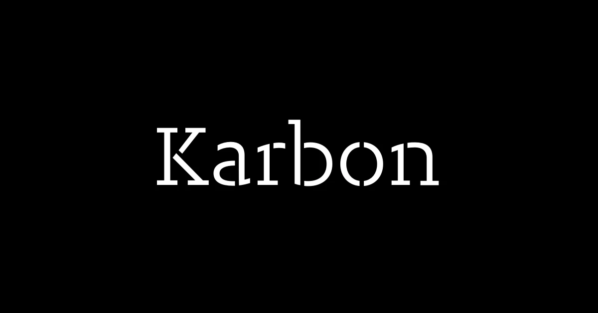 Karbon Slab Stencil