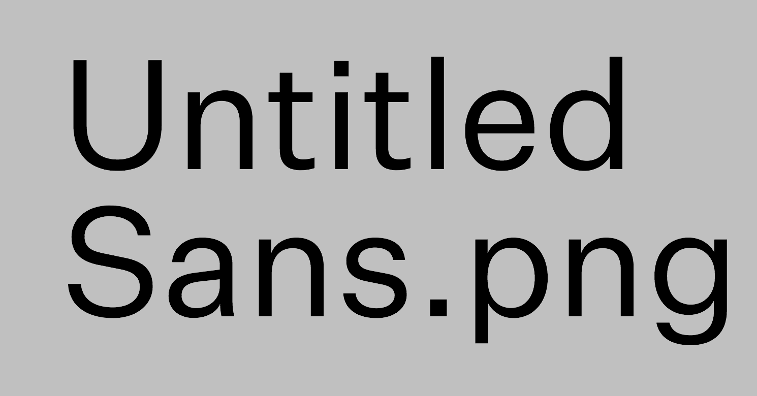 Untitled Sans & Serif Design Information · Klim Type Foundry